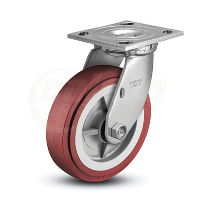 Colson 4 Series 1-1/2" Polyurethane HI-Tech Wheel on Top Plate Swivel Caster