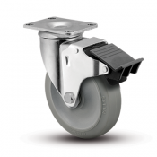 Colson Encore 2 Series Swivel Top Plate Caster with Total Lock Brake